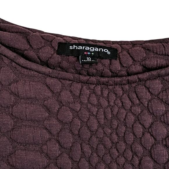 EUC Sharagano Dress, Purple, 10 - Picture 3 of 7